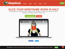 Tablet Screenshot of ninjamock.com